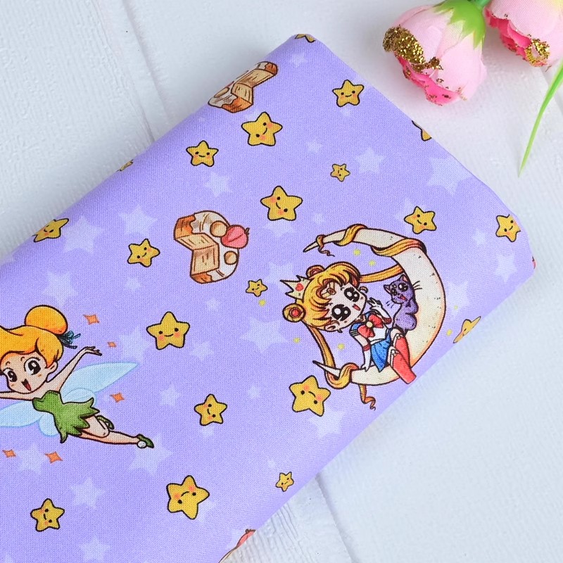 Sewing Textiles - Сейлор Мун звезды мультфильм для девочек
