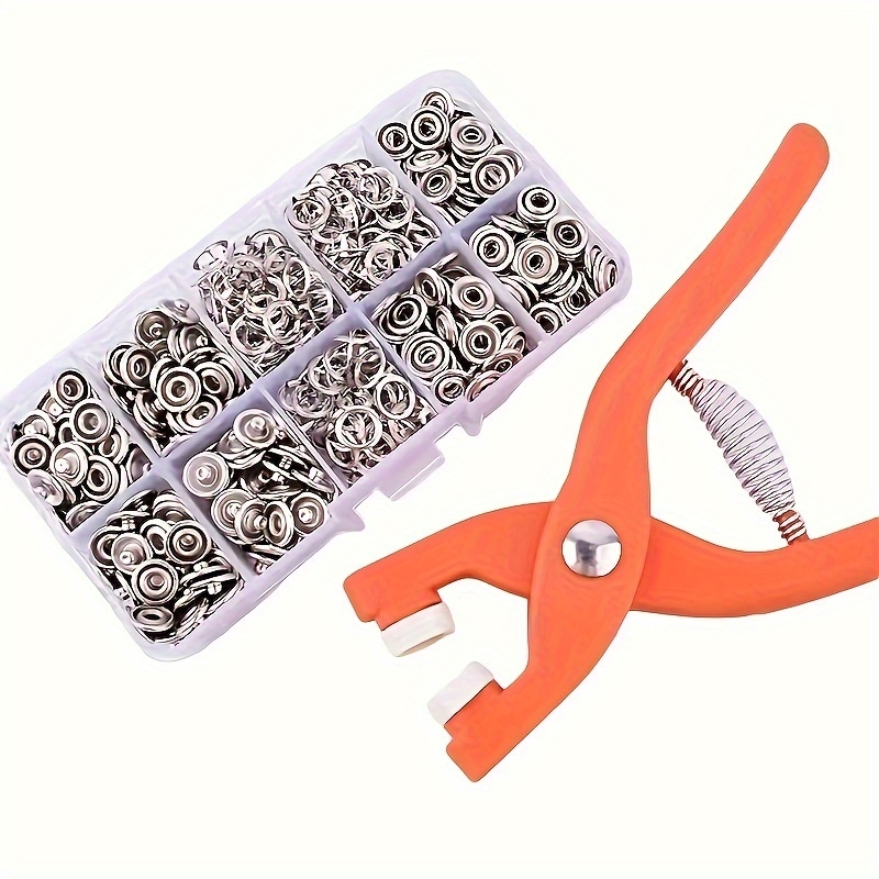 Snap Button Plier - Набор из 50 ручных плоскогубцев для