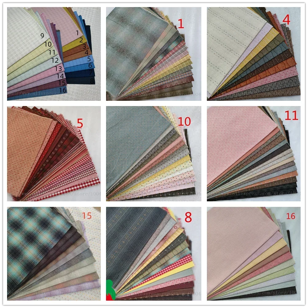 Sewing Tweed Fabric - Японская окрашенная в пряжку Ткань для
