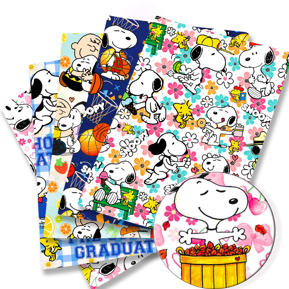 Sewing Textiles - Ткань TAKARA TOMY Snoopy, 140x50 см,
