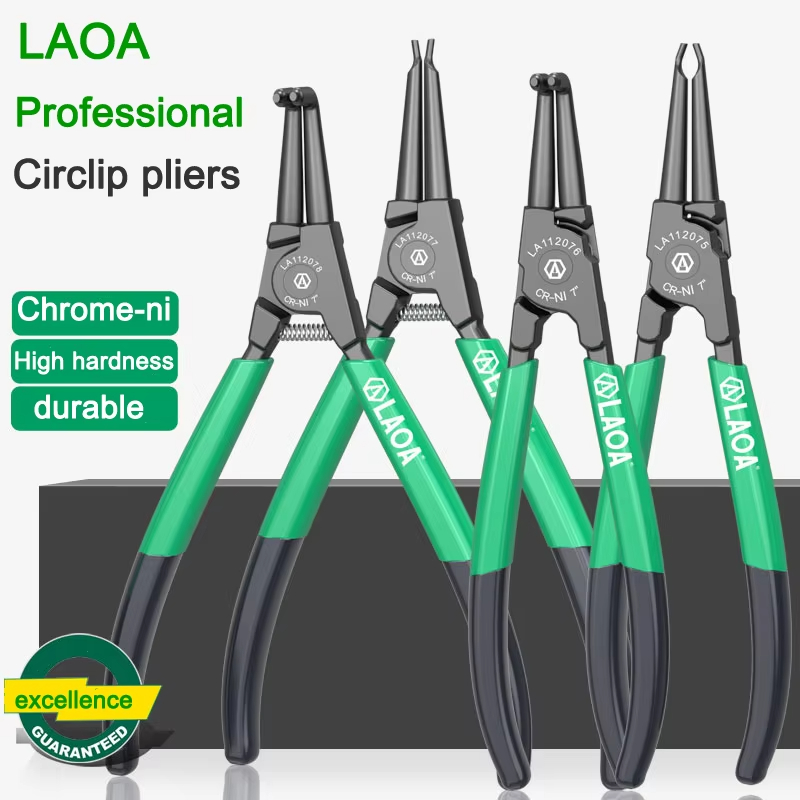 Snap Button Plier - LAOA 7-дюймовые внутренние внешние плоскогубцы, стопорные