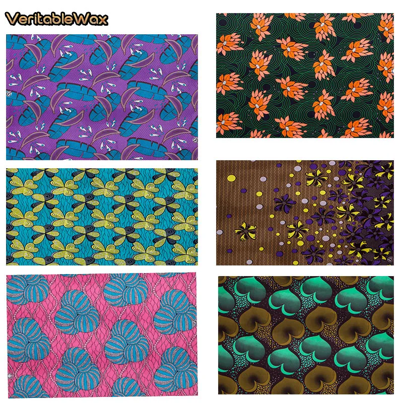 Sewing Batik - Африканская нигерийская ткань с принтами батик,