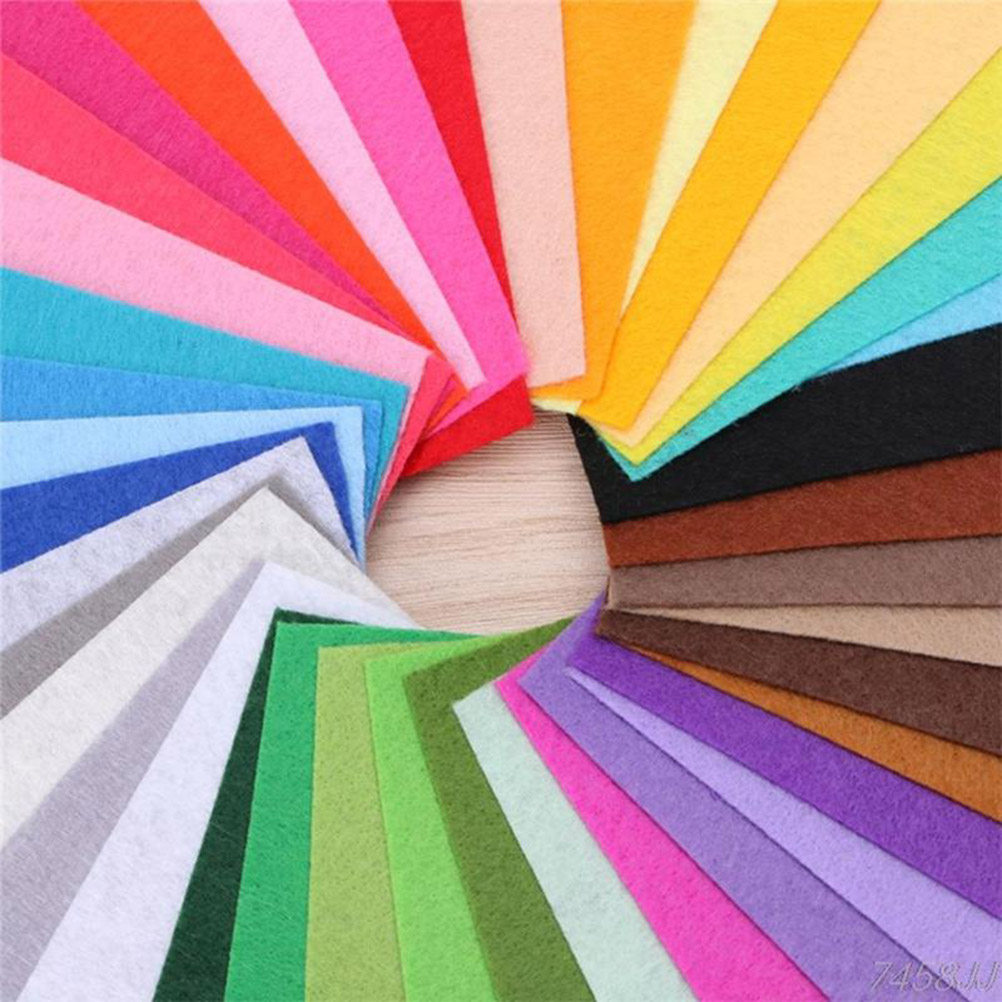 Is Sewing Textile Art - 40 шт. разноцветных листов нетканой ткани