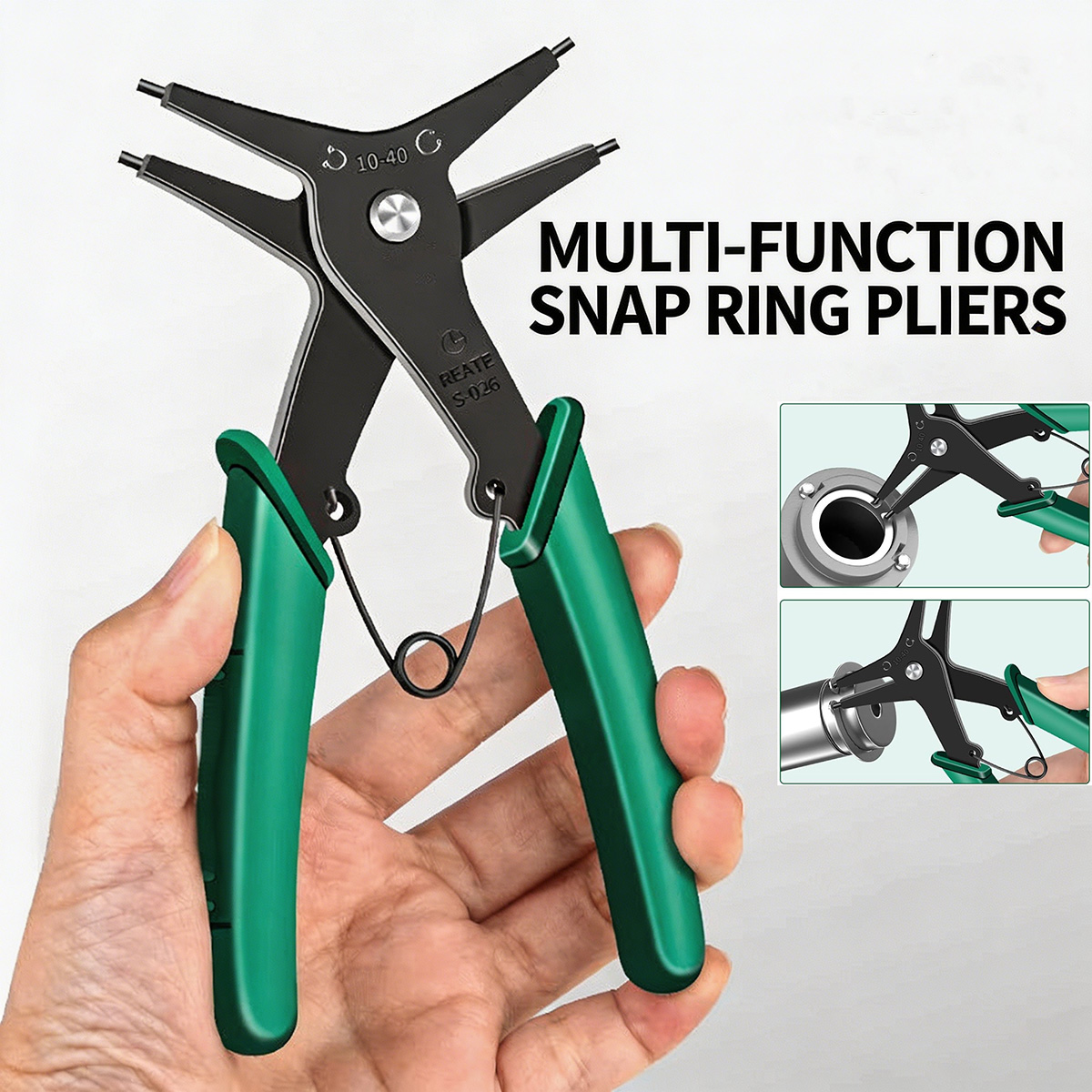Snap Button Plier - Клещи для внутренних и внешних стопорных