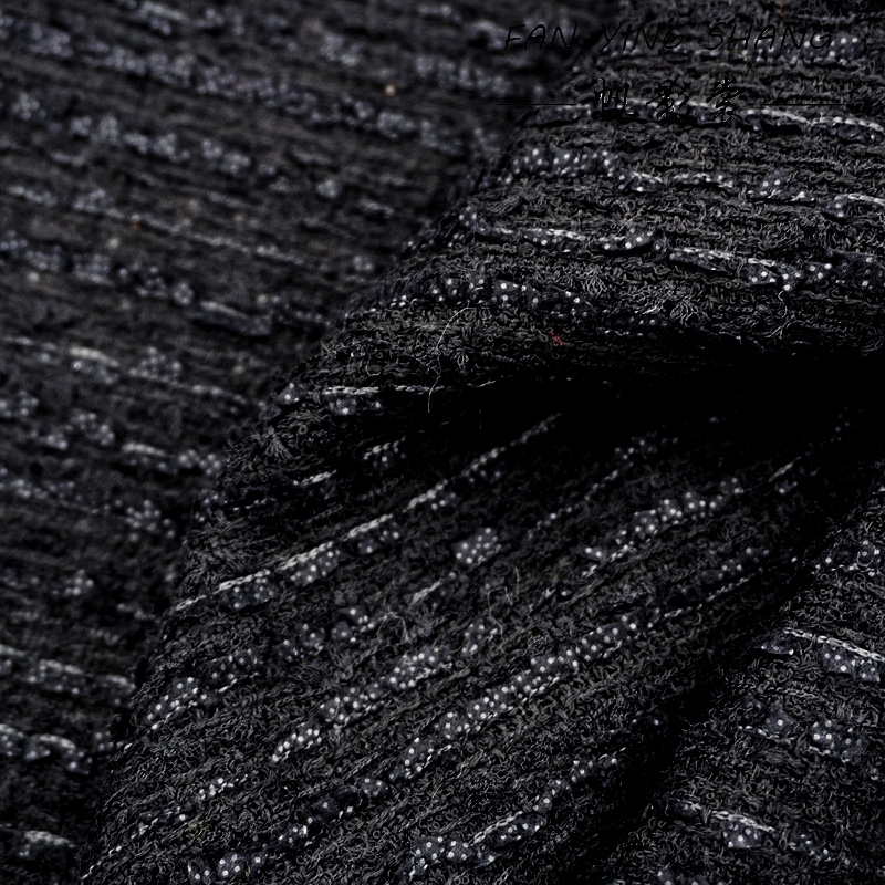 Классическая черная твидовая т – обзор и цена Sewing Tweed Fabric
