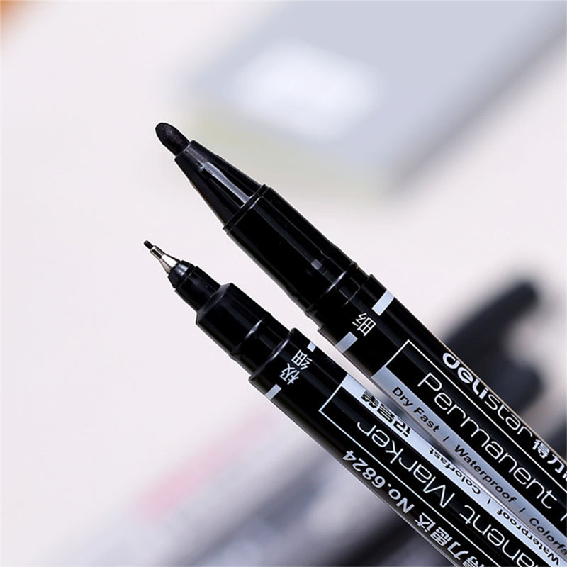 Deli 0,5 мм/1 мм двойной након – обзор и цена Fabric Marking Pen