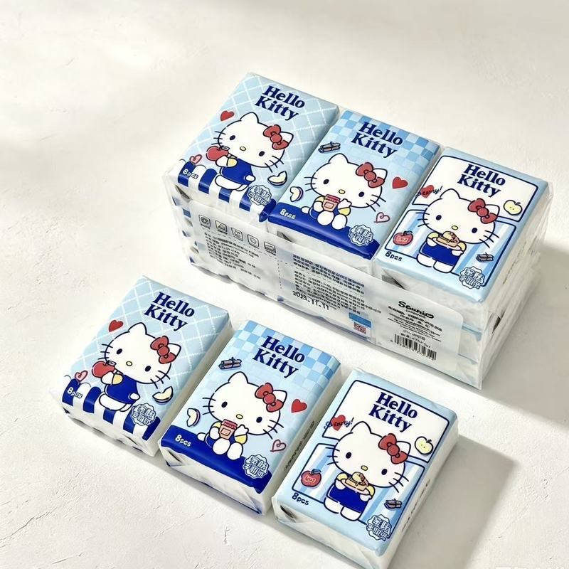 Бумажные платочки Hello Kitty  – обзор и цена Pattern Tissue Paper