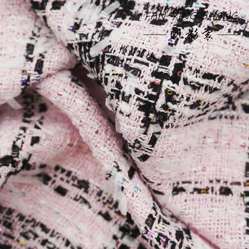 Розовая классическая твидовая  – обзор и цена Sewing Tweed Fabric