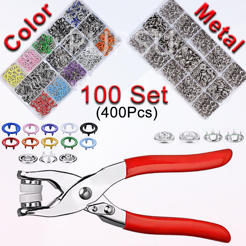 100 комплектов плоскогубцев, а – обзор и цена Snap Button Plier