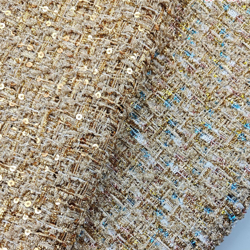 Плетеная твидовая ткань окраше – обзор и цена Sewing Tweed Fabric