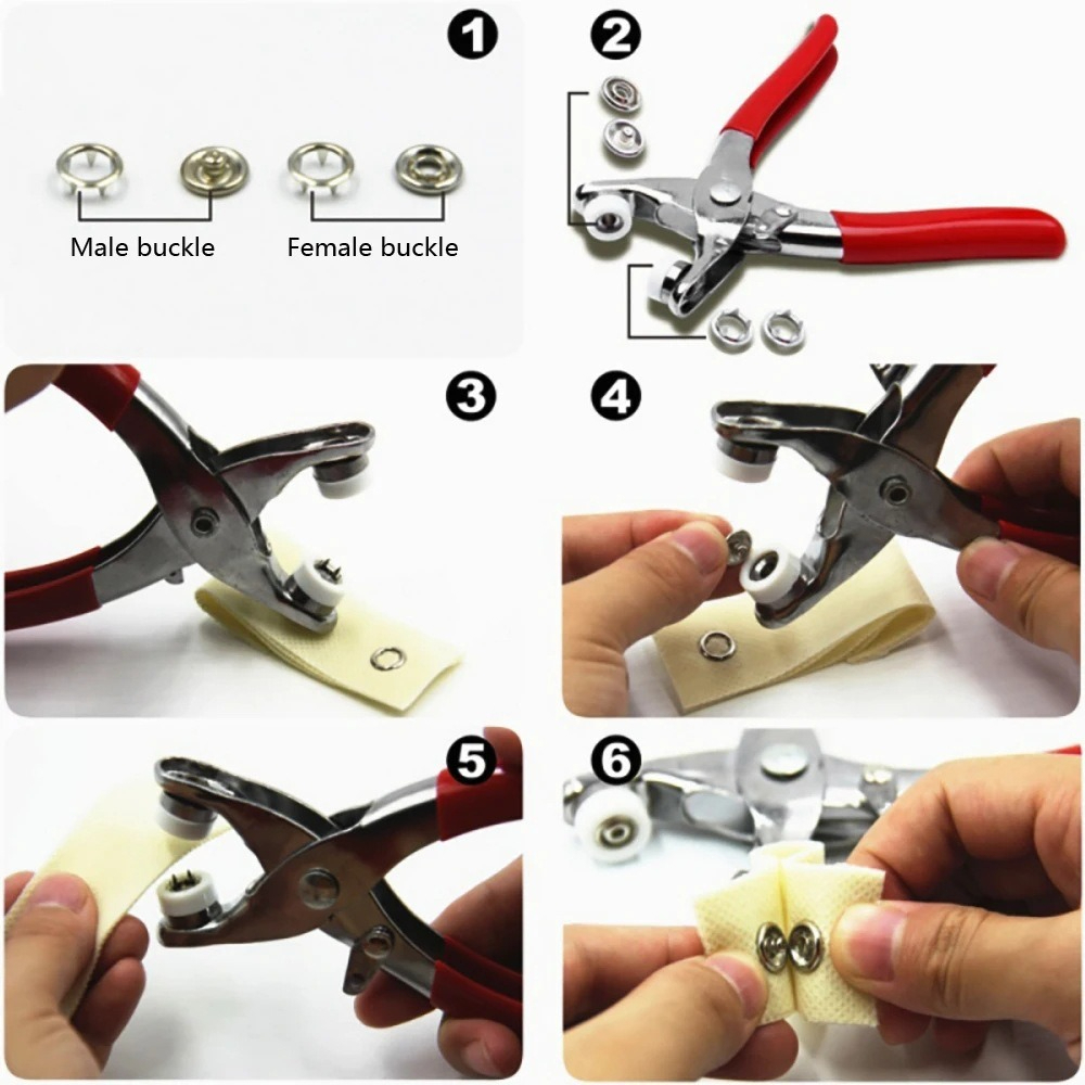 Набор плоскогубцев для кнопок  – обзор и цена Snap Button Plier