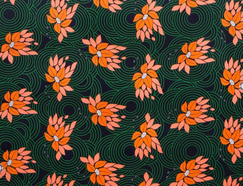 Африканская нигерийская ткань  – обзор и цена Sewing Batik