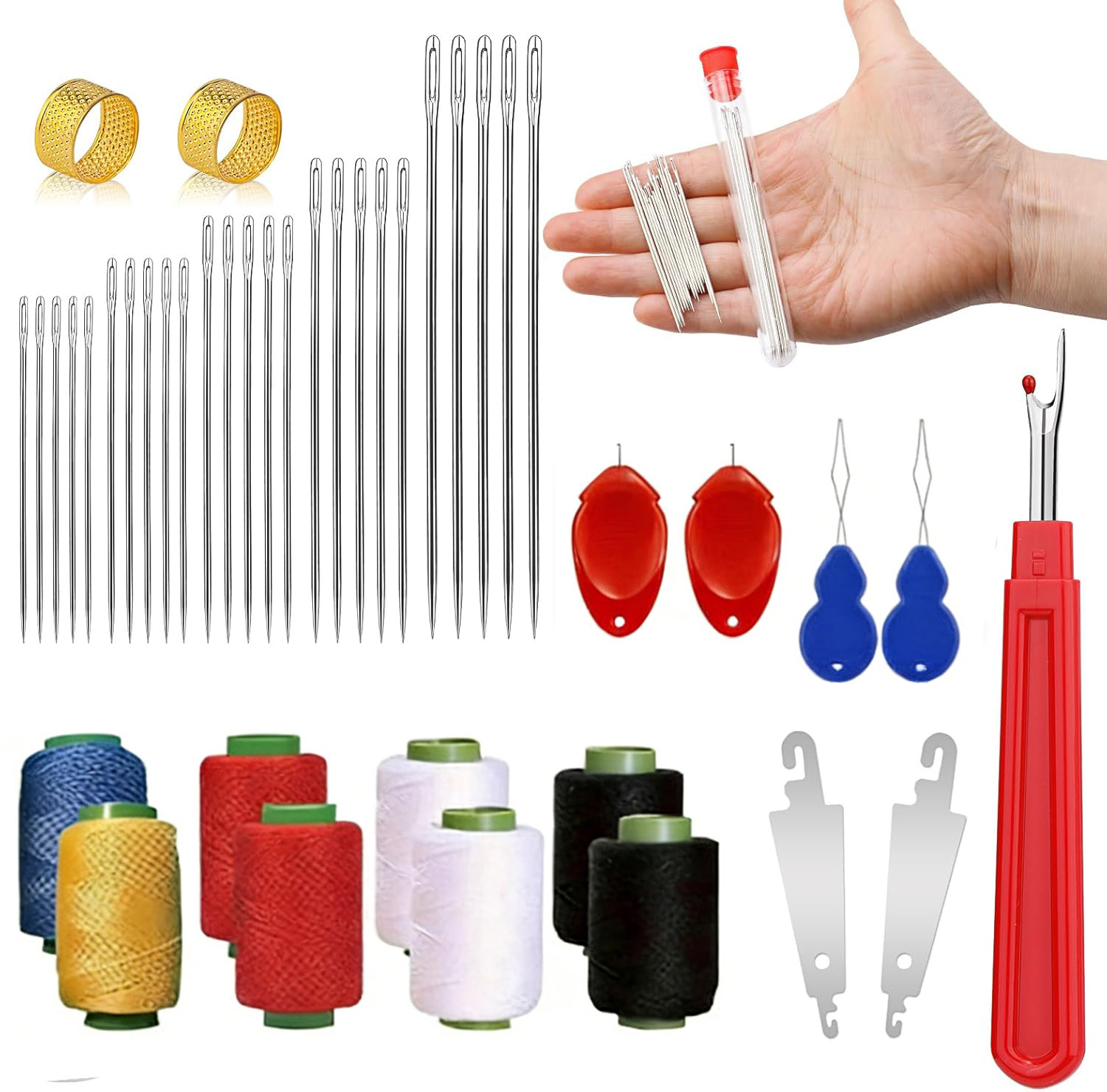 Набор из 43 швейных игл с боль – обзор и цена Sewing Garments